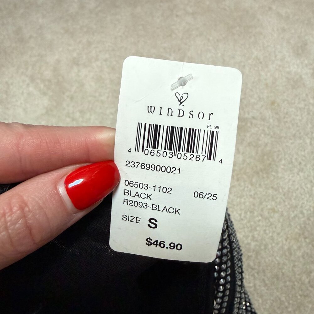 Windsor Strapless Sequined Romper Silver NWT NWT - image 7